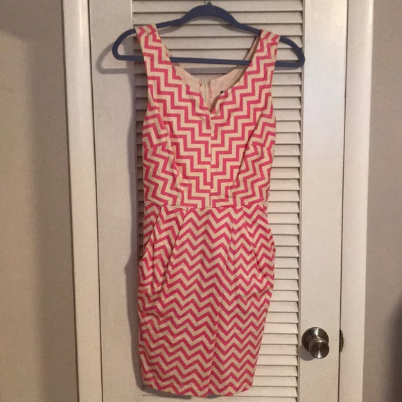 City Studio Dresses & Skirts - Pink and cream dress